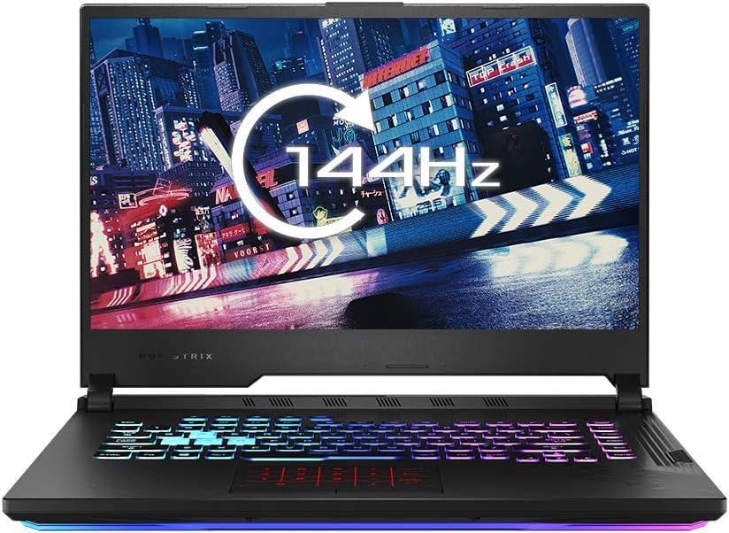 ASUS ROG Strix G512LV Full HD 144 Hz 15.6 Inch Gaming Laptop (Intel i7-10750H, NVIDIA GeForce RTX 2060 6GB, 16 GB RAM, 512 GB M.2 NVMe PCIe 3.0 SSD, Wi-Fi 6, Windows 10) Original Black,G512LV-HN033T