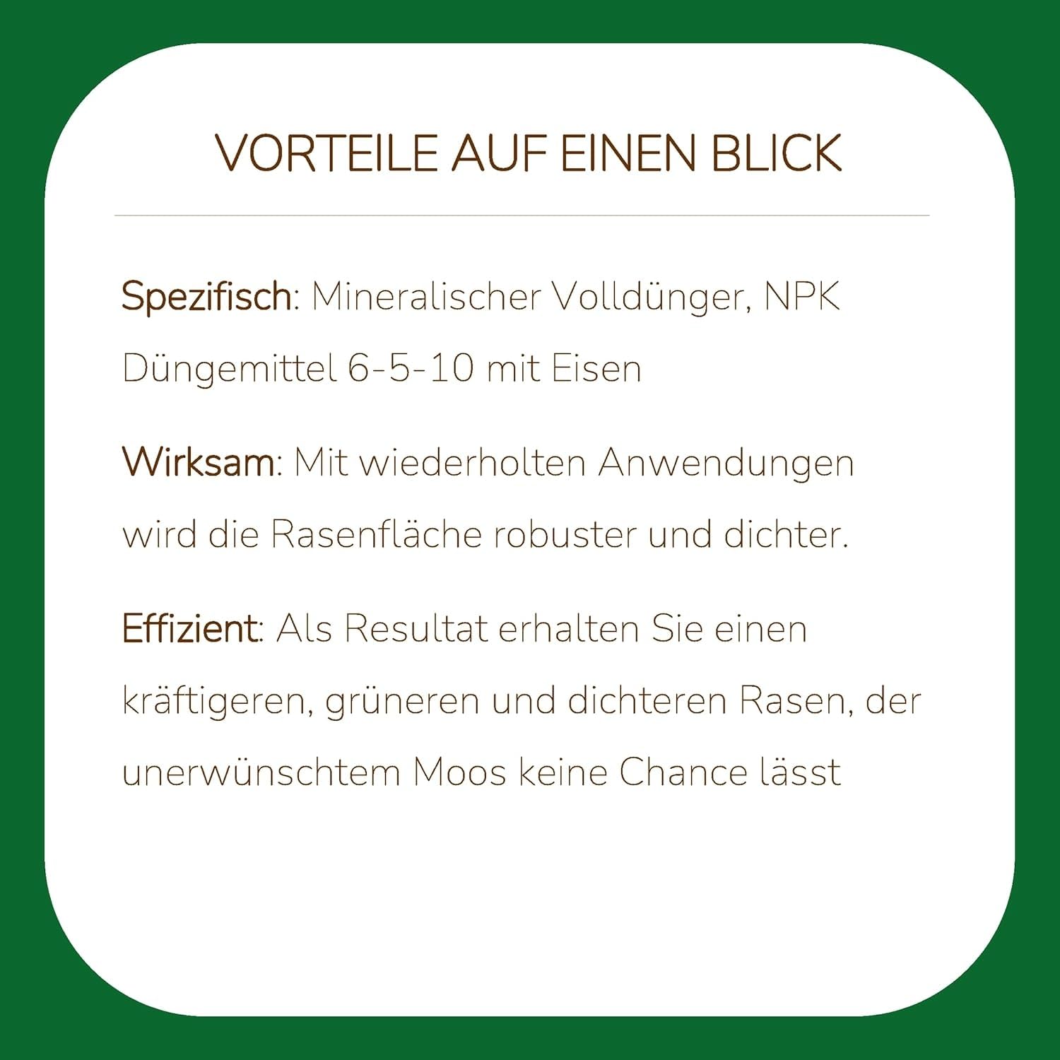 Substral Rasendünger MOOS bleibt chancenLOS 10,5kg 350m² mit Extra Eisen