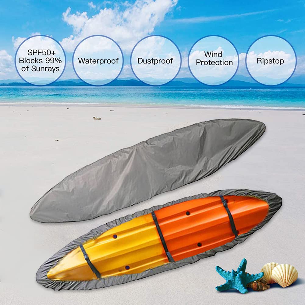 Luckxing Kajak Abdeckung - Wasserdicht UV-beständig Für Kanu Boote