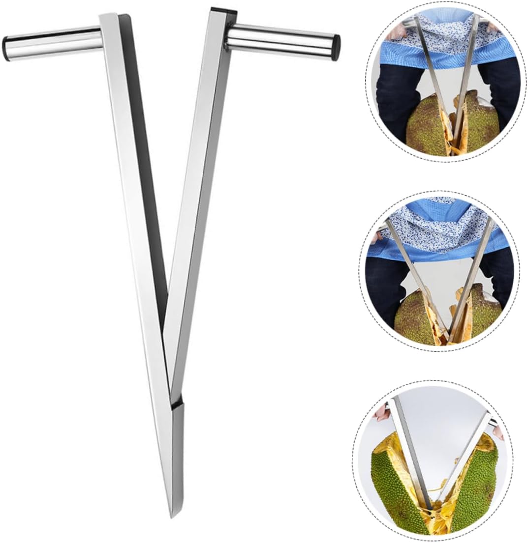 Ergonomic Jackfruit Opener Metal Jackfruit Opening Tool Practical Fruit Core Remover Versatile Kitchen Gadget