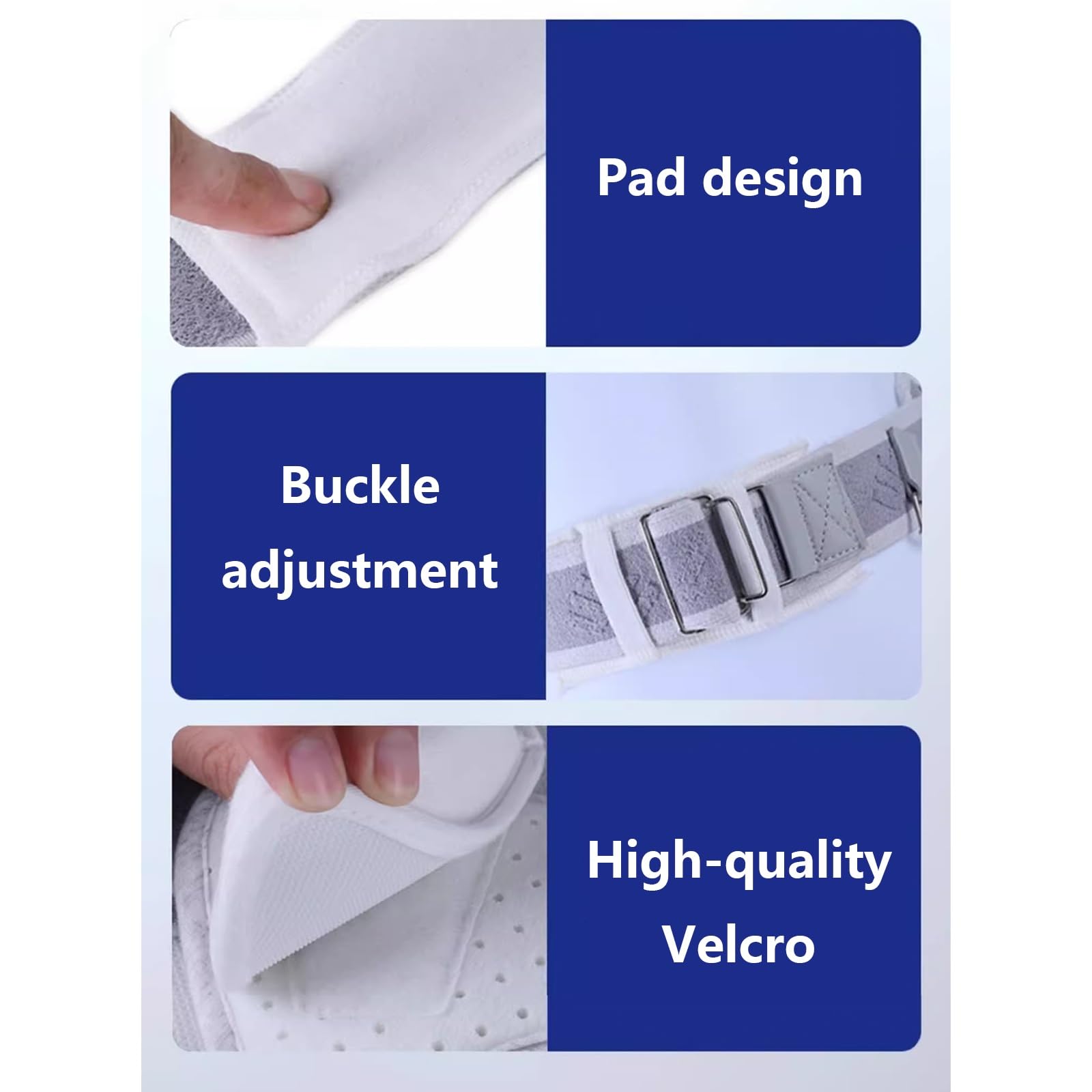 Pavis Slip Ernia Inguinale, Cinto Erniario, Fascia per Ernia Inguinale Uomo, Design del Pacco di Compressione Triangolare con Cuscinetti di Compressione Rimovibili per Uomini E Donne