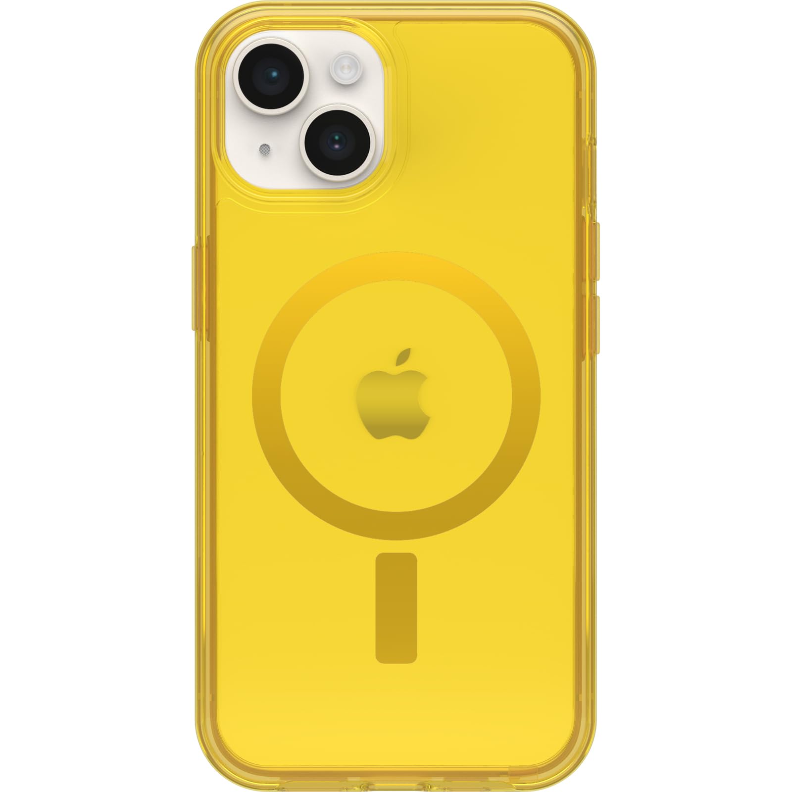 OtterBox Cover per iPhone 14 Symmetry+ Clear per MagSafe, Resistente a shock e cadute, Sottile, Testata 3x norme MIL-STD 810G, Sun Day