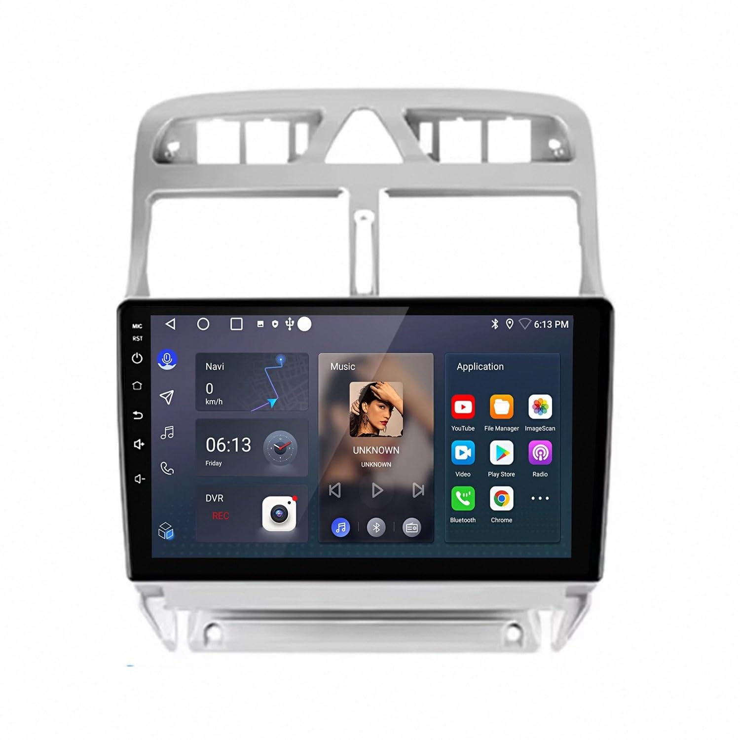 Autoradio para Peugeot 307 con Android Auto inalámbrico y CarPlay, pantalla táctil de 64GB 8