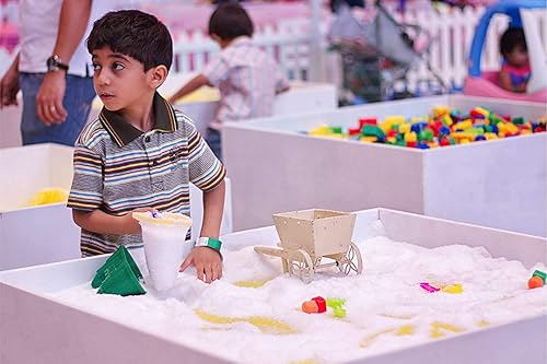 Miniatura 4 de Let it Snow and SnoWonder - Polvo de nieve instantáneo para slime y decoraciones navideñas, mezcla de nieve artificial que hace 10 galones de nieve