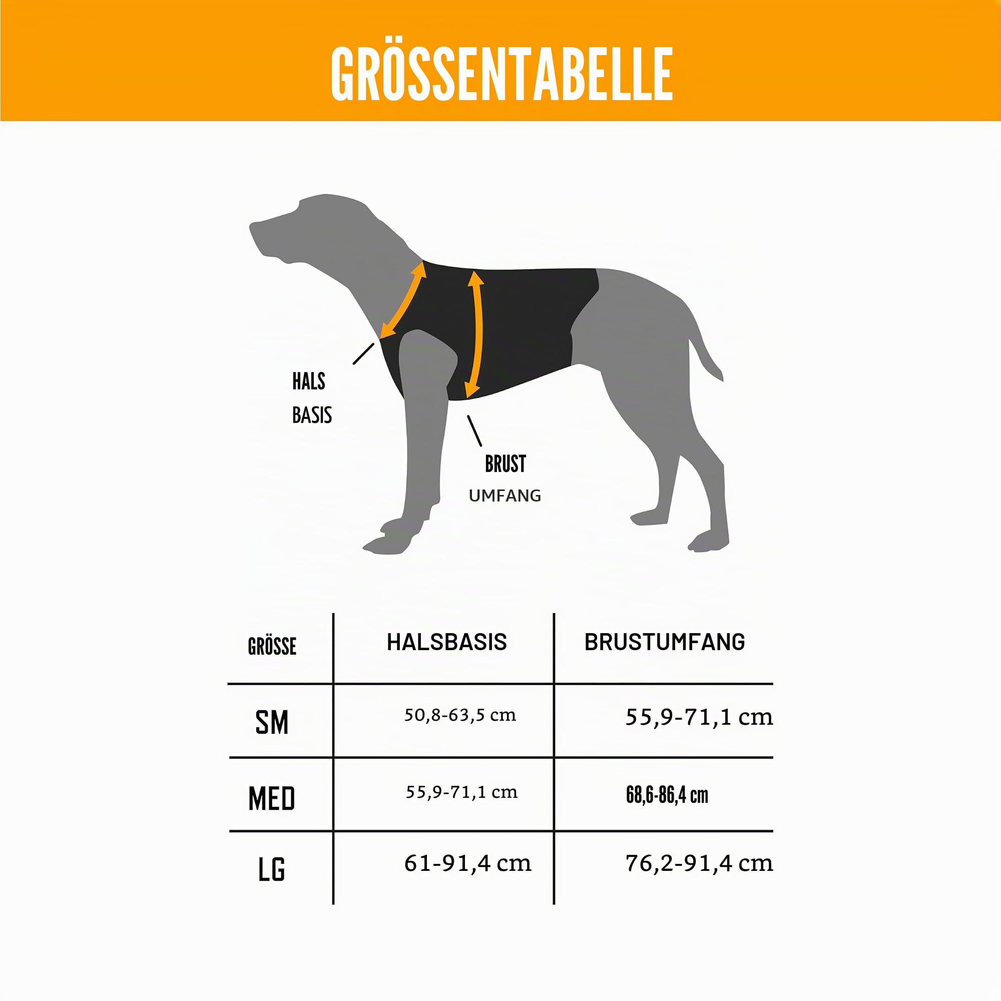 Browning Warnwesten für Hunde, hohe Sichtbarkeit, Orange, Größe L, vollständige Abdeckung
