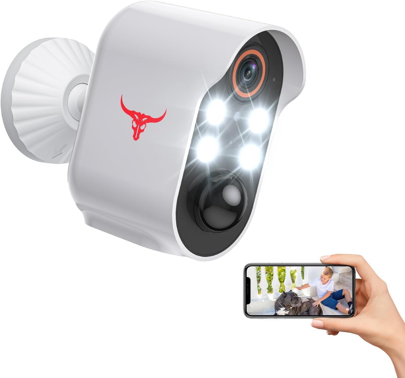 Smart Home Ai Security Cameras With Wi-Fi