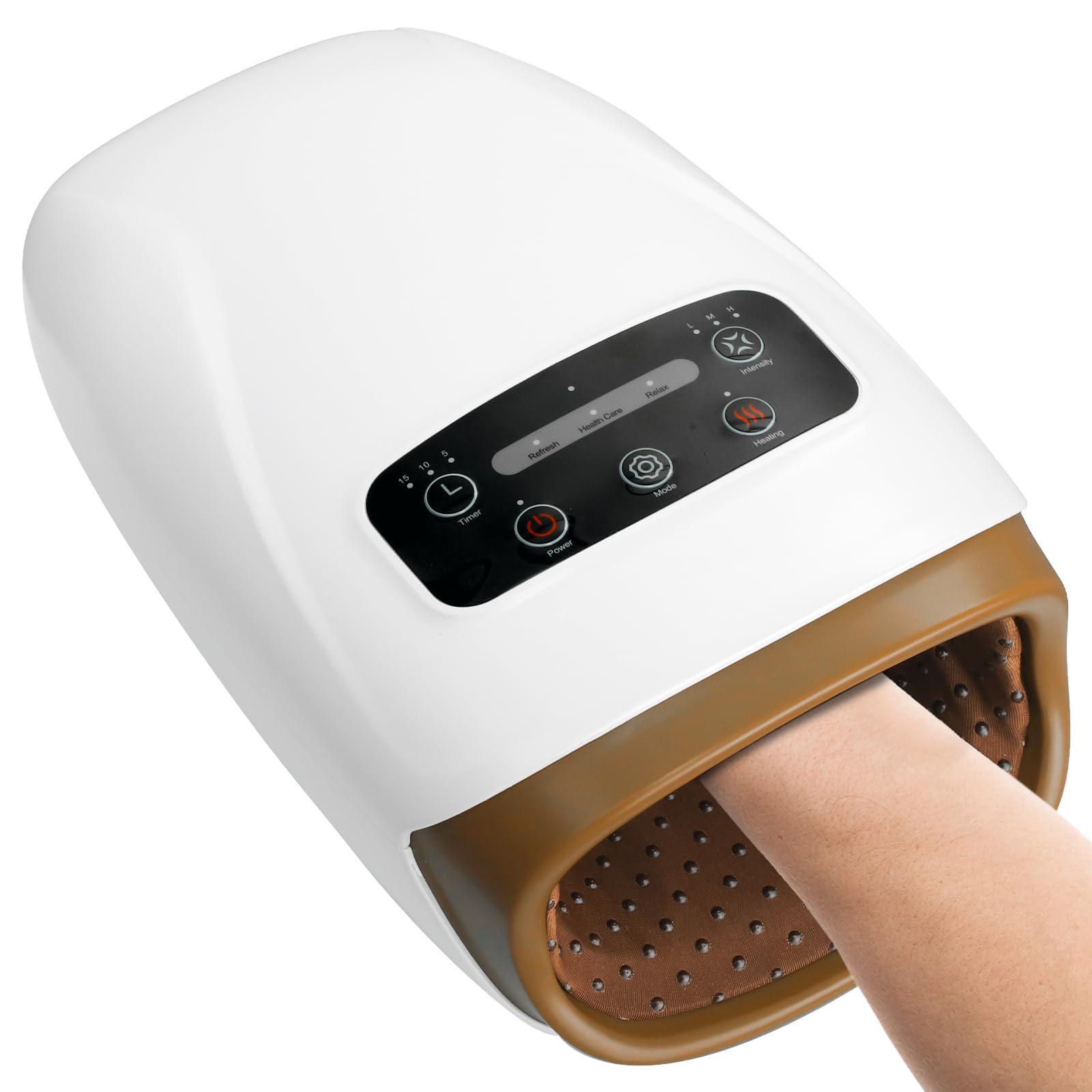 Ezencon Hand Massager with 2 Heat Settings, 3 Compression Modes & 3 Timer Options - Thoughtful Holiday Present for Mom, Dad & Loved Ones, Ideal for