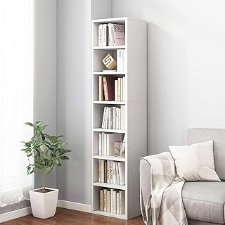 12 Bookcase Ideas Living Room for Smart Storage and Display 4 IOTXY Small Narrow Corner Bookcase - 59 Inches Tall Gap Freestanding Sto...