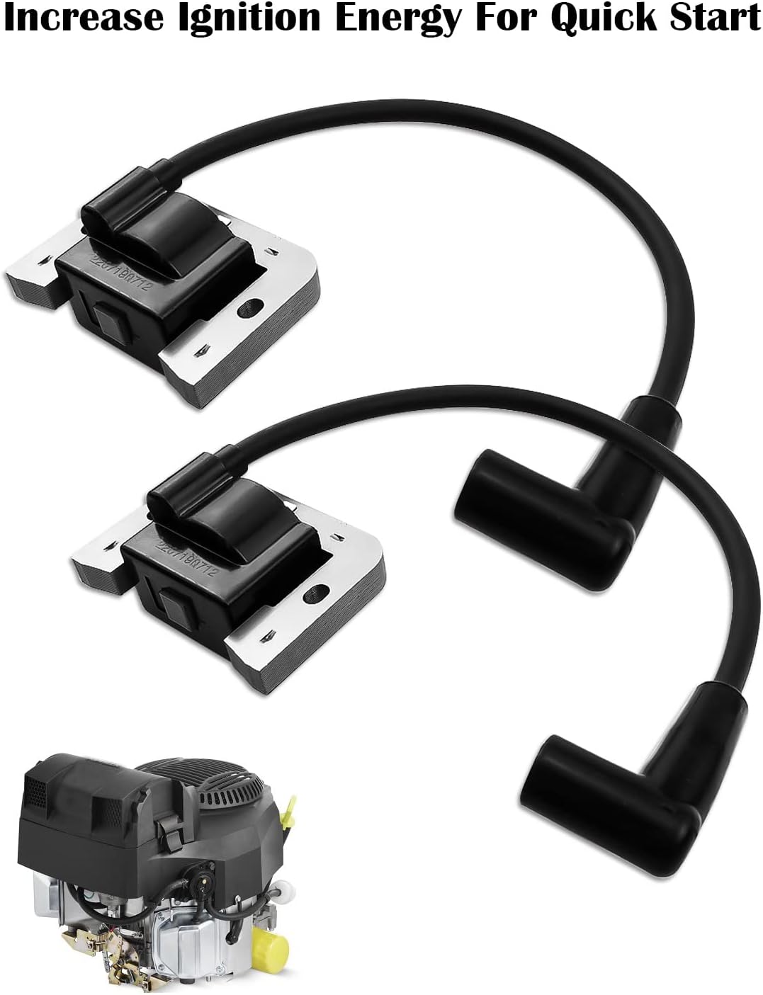 32-584-25-S 32-584-25-S Ignition Coil Fit for Kohler KT740 KT745 ZT740 Engine Digital Module Replace 32-584-09-S 32-584-24-S, 2Pcs