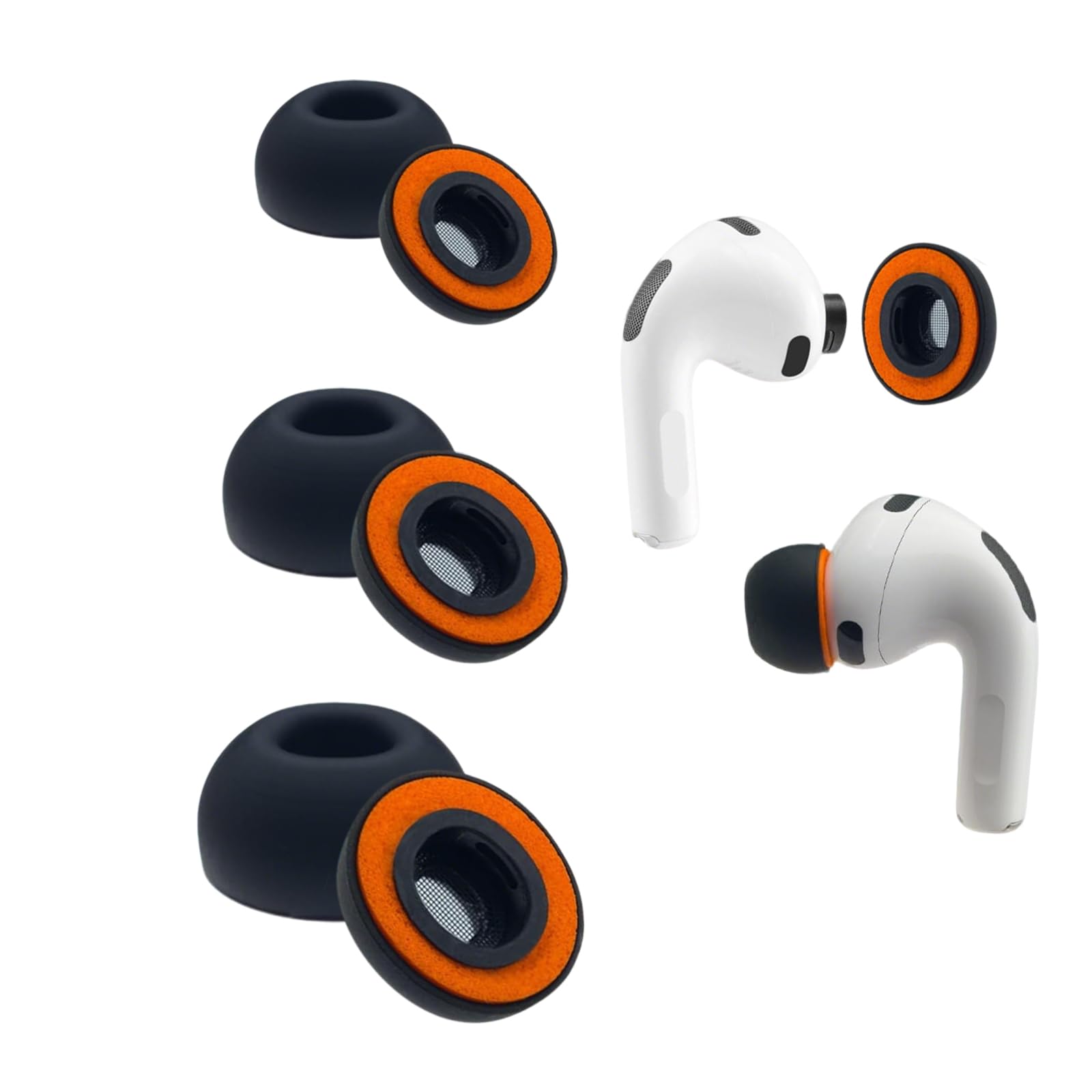 Amazon | AirPods Pro 3(第3世代2025)用メモリーフォームイヤーチップ3