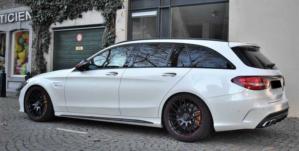 C63 ANG Look Sideskirts/cubiertas de umbral para Mercedes W205/S205
