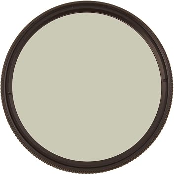 Amazon Basics Circular Polarizer Camera Lens Filter, 52mm, Multi-Layer Coatings, 360 Rotatable Frame, Glare Control, Photography