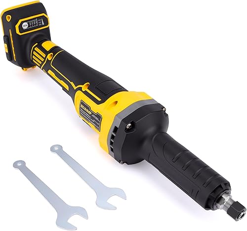 Amoladoras inalámbricas, motor sin escobillas de hasta 25000 RPM, pinza de 1/4 pulgadas para pulido, corte, eliminación de óxido, desbarbado,