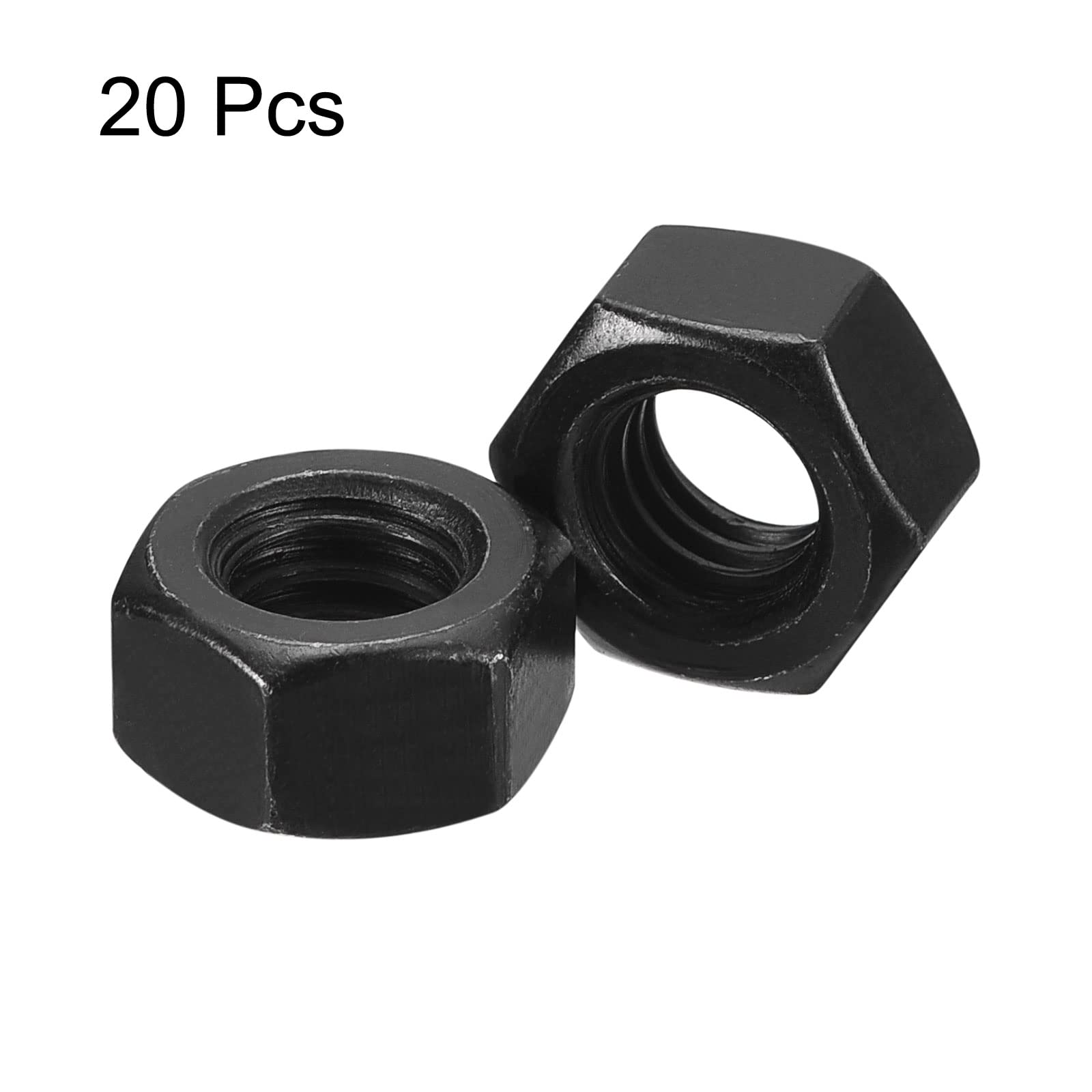 Dadi Antislittamento Fastenere 50 Dadi A Bloccaggio Con Inserti In Nylon 5/16"-18 - Grado 2, Acciaio Zincato Numero Civico Acciaio - Foto 9