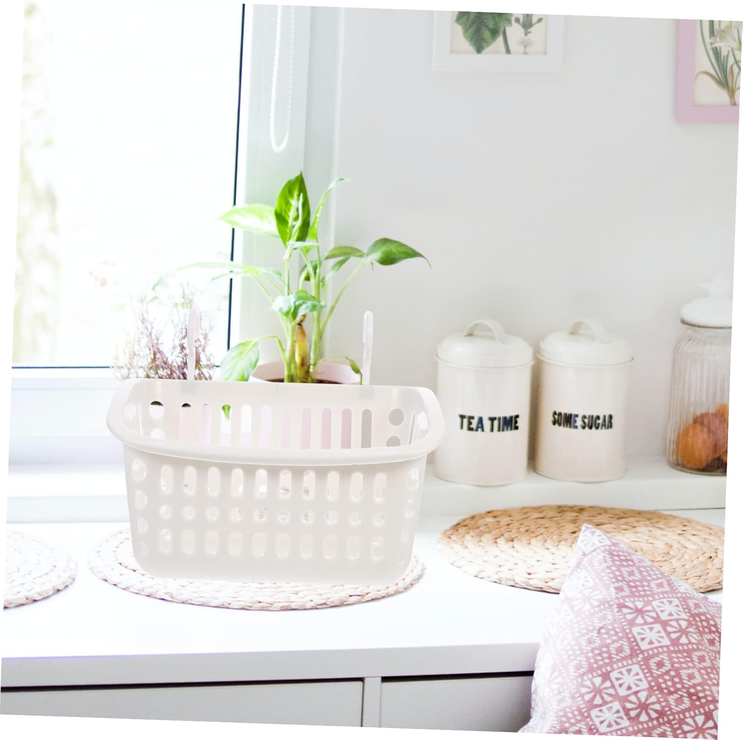 3pcs Toiletries Organizer Versatile Hanging Storage Basket for Bathroom and Kitchen High Grade Material with Ventilated Design for Fast Water Drainage Maximize Vertical Space