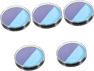 EXCEART 5 Pçs Pintura Facial Paleta De Maquiagem Pintura Facial Guarnição Pintura Facial Arco-Íris Paleta De Maquiagem Neon Paleta De Maquiagem Paleta De Pintura De Pigmento Em Pó Pintura