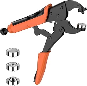 Heavy Duty Snap Fastener Tool Kit Canvas Snap Kit & Boat Covers – One-Hand Press Snap Installation Pliers for RV, Camper, Awnings, Tarps & Heavy Fabric Repair
