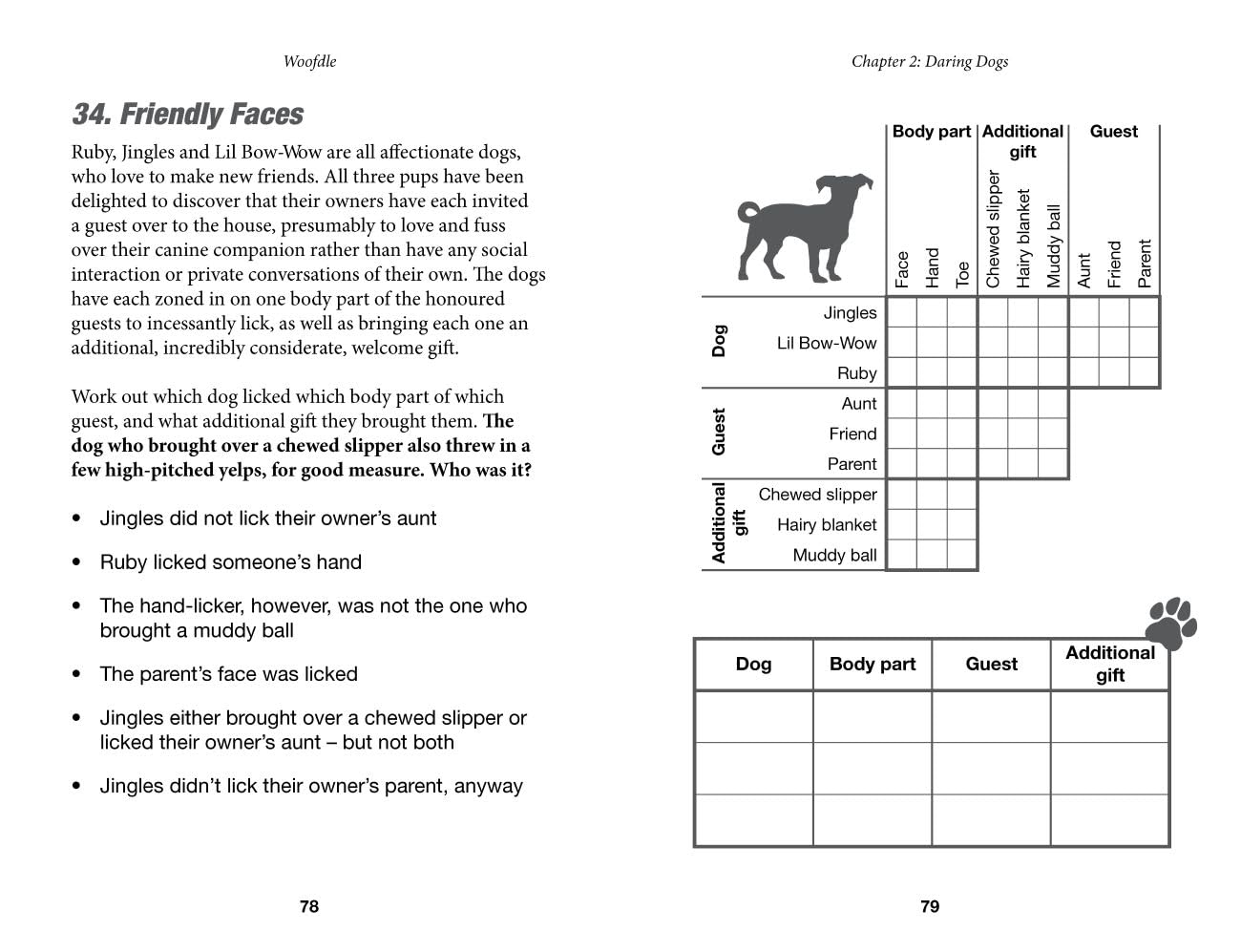 Woofdle: 75 Canine Crime Puzzles to Solve Using Logic, Skill & the Power of Walkies