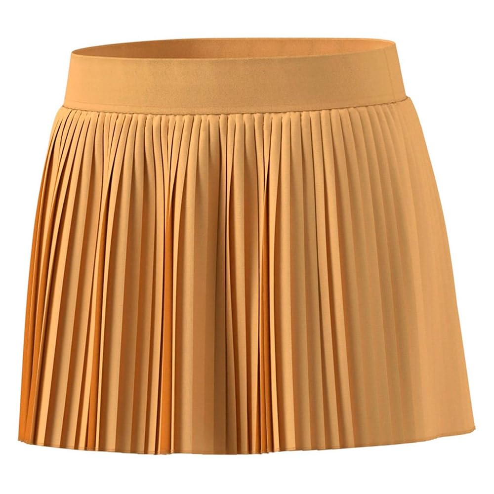 adidas Women's Club Pleated Climacool Tennis Skirt, Ice Tangerine, S