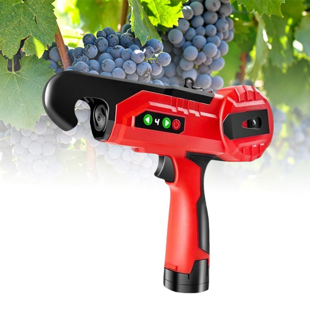 Legatrice per piante per uva e kiwi, funzionamento con una sola mano, efficiente kit di reggiatura per alberi fino a 2,5 cm di diametro, ideale per aziende agricole e vigneti
