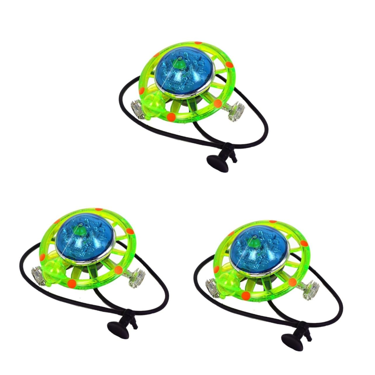 BESPORTBLE 3 Piezas De Decoración Genérica Ovni para Acuario Adorno Oscilante para Pecera Seguro para Agua Dulce Vibrante Accesorio para Acuario.