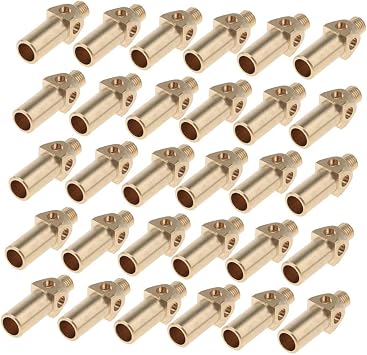 30 Pcs Solid Brass Gas Jet Burner Nozzles Tips Heads,