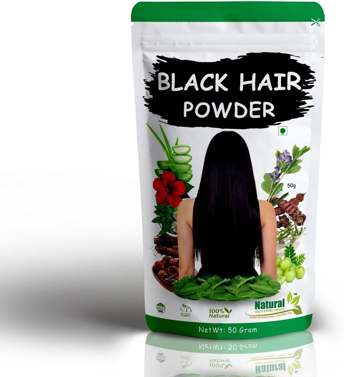 Natural Health & Herbal Products Instant Black Hair Color Cream โ Ammonia-Free, Safe for All Hair Types, Rich Pigment, Adds Shine & Volume, Deep Conditioning Formula, Suitable for Sensitive Scalps-50g