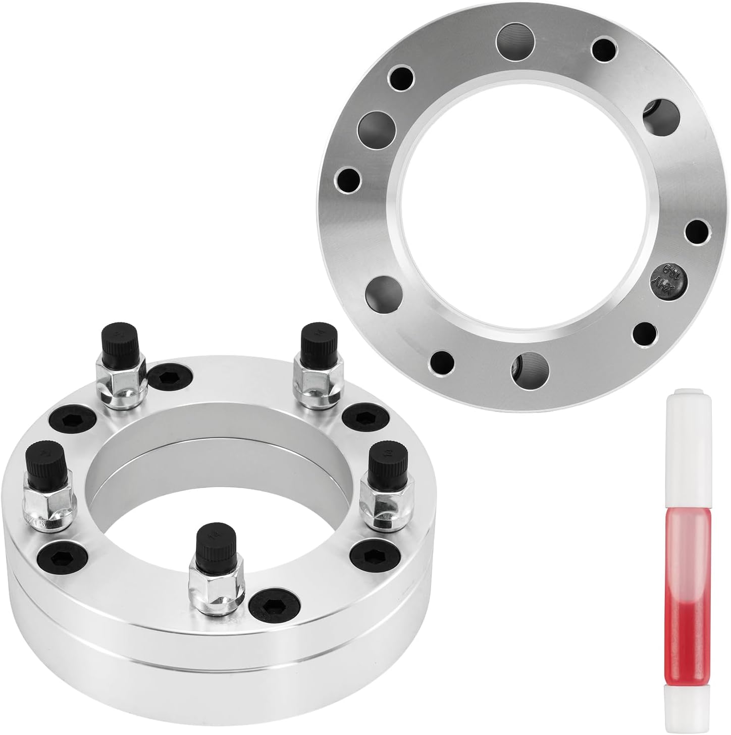 PHILTOP 6x5.5 to 5x5.5 Wheel Adapters 2 inch for INF-INITI, 2 Pcs Lug Wheel Adapters (Changes Bolt Pattern) with 108mm Hub Bore M14x1.5 Studs fit for 2011-2013 QX56, 2014-2022 QX80