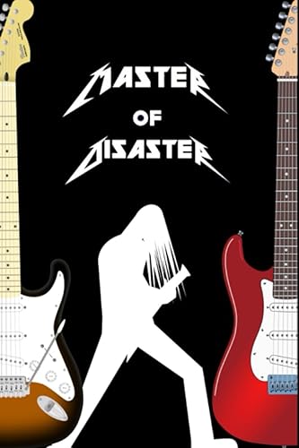 Metalhead Rock Notebook Calendar Metallica Style Hardrock Guitar School Skull Master of Disaster