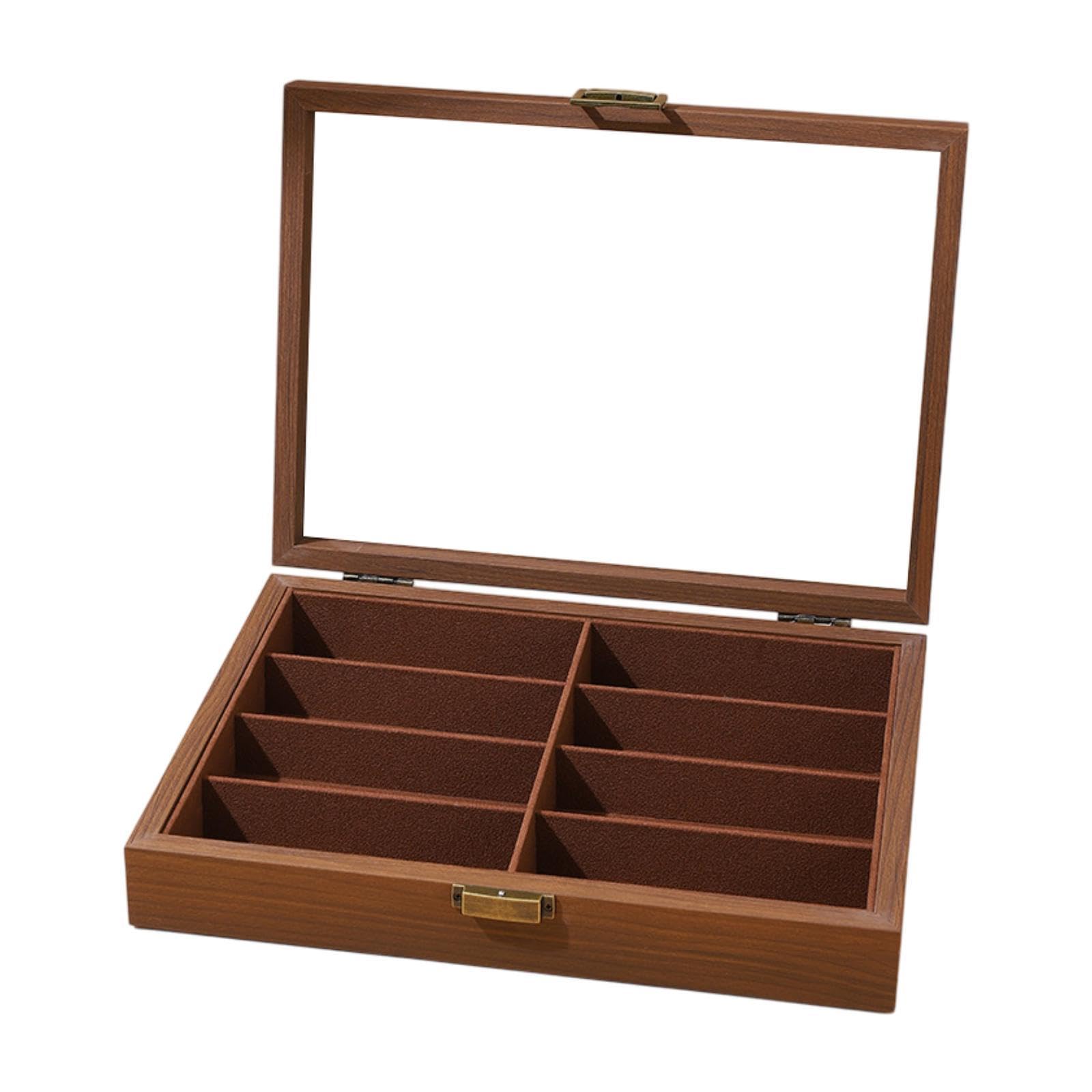 8 Slots Sunglasses Storage Box Modern Dustproof Eyeglasses Eyewear Organizer Health & Beauty Vision Care Eyeglass Cases-image-22