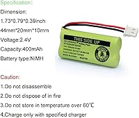 Vista 2 de GEILIENERGY BT183342 BT283342 BT166342 BT266342 BT162342 BT262342 Battery Compatible with CS6114 CS6419 CS6719 AT&T EL52300 CL80112 CS6719-2
