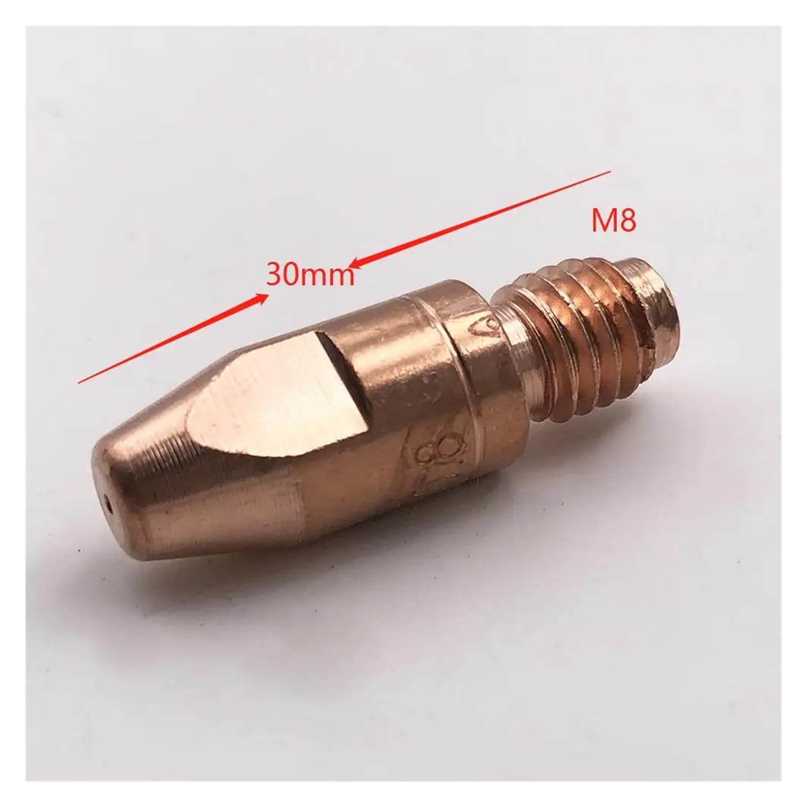 10 sztuk Końcówka prądowa M8 x 30 MB 36 KD 36KD 400 401 500 551 Palnik spawalniczy MIG 501D MB501 140.0114 140.0313 140.0442 140.0117 cuicui(0.8mm,E-Cu)