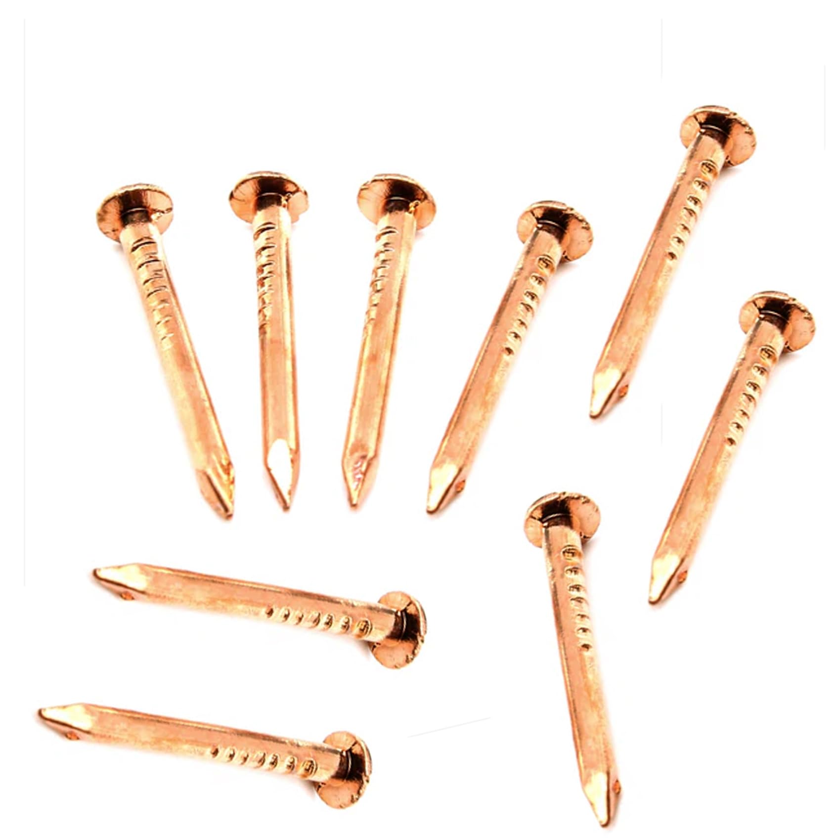 Astro 4 Pc Set Organic Pure Copper Nail/Tambey Ki Keel For Home And Mind Peace, Ghar Ki Shanti --image-11