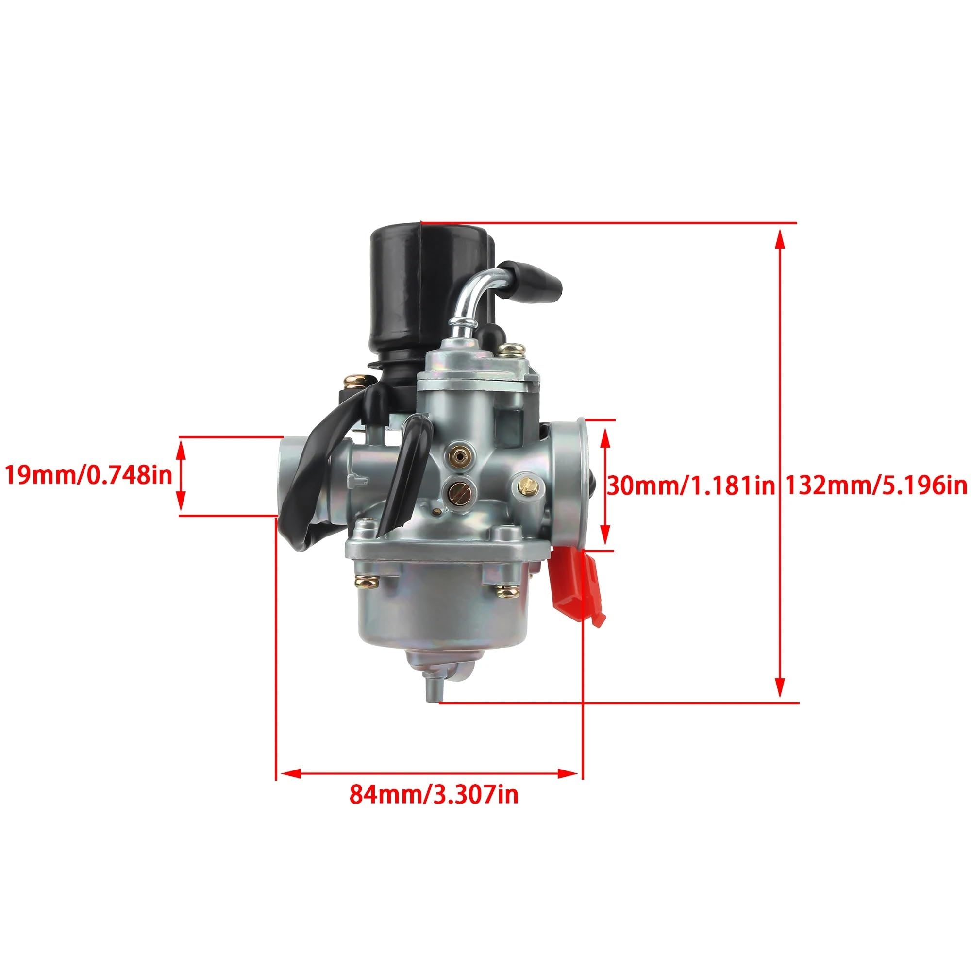 Carburatore Ricambio Carburatore PZ19J Da 19 Mm Per JOG 50 90 JOG50 1992-2001 Motori A 2 Tempi 50cc 1E40QMB Parti ATV Quad Ciclomotore 4 Ruote