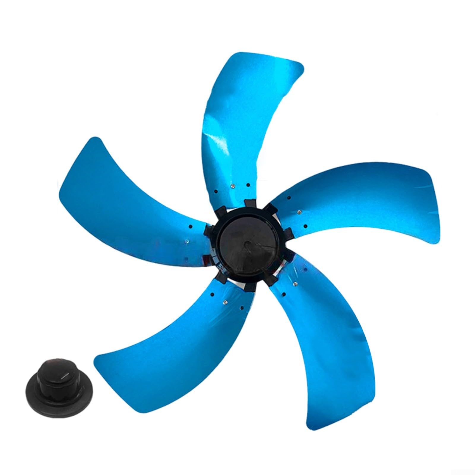 ZYNCUE Household Aluminum Fan Blades Replacement, 5 Leaves Electric Fan Accessories Replacement Part For 18 Inch Electric Stand Fan, Home And Office
