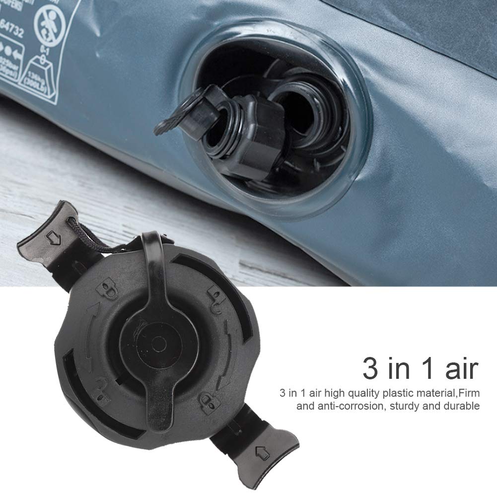 SUNGOOYUE Air Mattress Plug Inflatable Bed Valve Replacement 3 in 1 Anti Valve for Rapid Inflation Applicable for Mattress