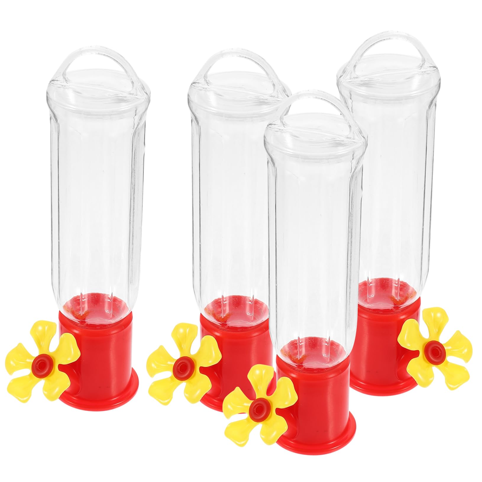 Sosoport 12pezzi Mangiatoia Per Uccelli Sospesa Plastica Da Contenitori Per Alimentazione Facili Da Riempire e Pulire Resistente e Durevole Per Esterni e