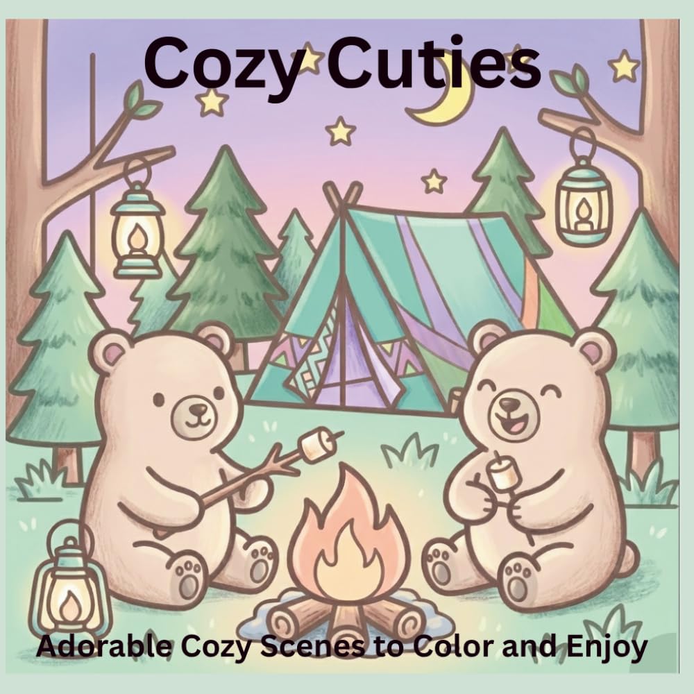 Cozy Cuties: Adorable Cozy Scenes to Color and Enjoy