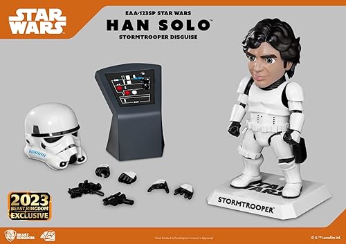 Miniatura 3 de Star Wars Han Solo (disfraz de Stormtrooper) EAA-123SP San Diego 2023 Figura de acción de ataque de huevo
