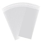 Self Sealing Cellophane Bags,4x9 Inch Clear Resealable Cellophane Bags Self Adhesive for Packaging Gifts, Products,100 Pcs