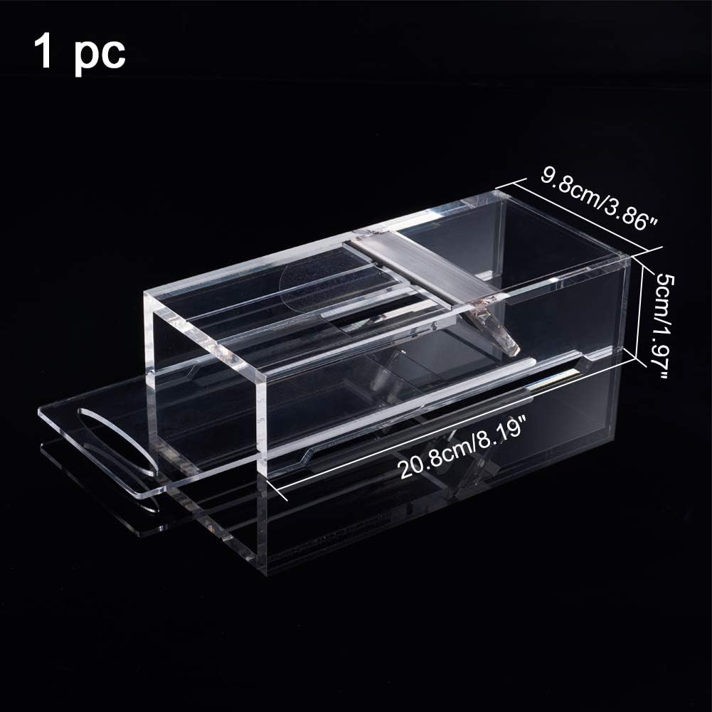 PH PandaHall Soap Beveler Planer Soap Trimming Tools Acrylic Adjustable Soap Beveling with Drawer for Handmade Soaps DIY Craft Soap Making Trimming Beveling