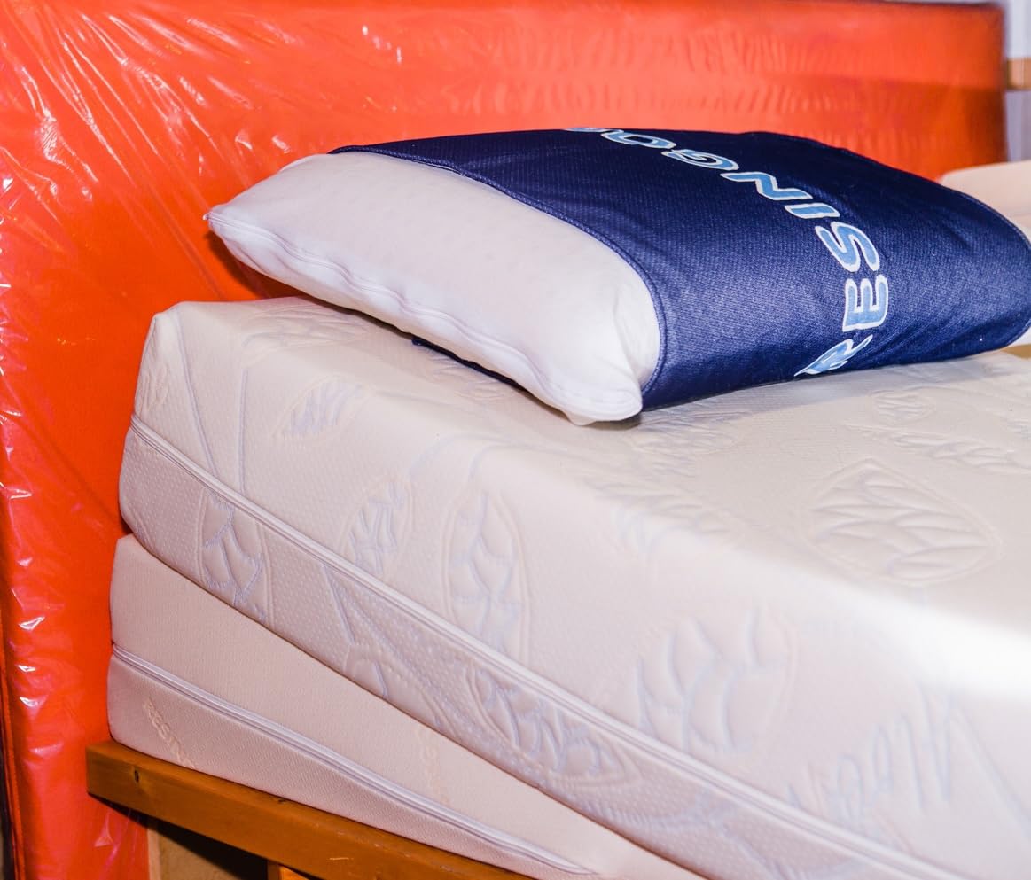 Cuscino antireflusso per Adulti. Specifico reflusso gastrico esofageo Sfoderabile e Lavabile, Alta qualità Resingomm 100% Made in Italy, Senza intermediari .Completamente Anallergico.