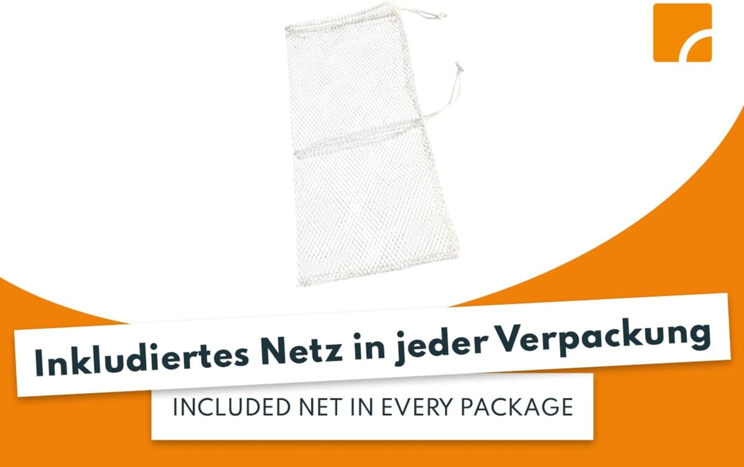 STEINBACH Filterbälle 2100 g mit Wäschenetz | ersetzt 75 kg Filtersand & Quarzsand | Wiederverwendbare Pool Filter Balls | für Sandfilteranlagen & Aquarium