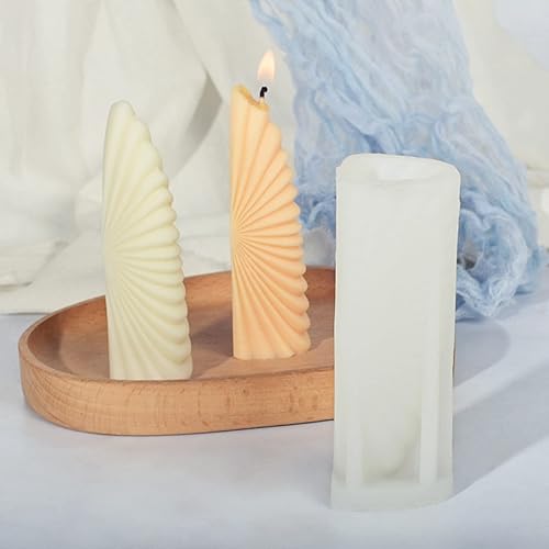 Miniatura 3 de Moldes para velas, cubo mágico, molde de silicona para aromaterapia, velas de cera de arcilla polimérica, bricolaje para hacer manualidades (cuerno)