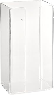 Heathrow Scientific HS23471A Safe 1-Glove Box Holder, Acrylic, 141 x 260 x 110 mm, Acrylic, Clear