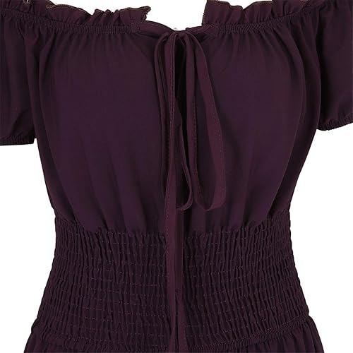 Miniatura 7 de Zhitunemi - Disfraz de Renacimiento para Mujer, Vestido Disfraces de Halloween para Mujer 2025, Vestidos de Renacimiento - Eventos Temáticos de