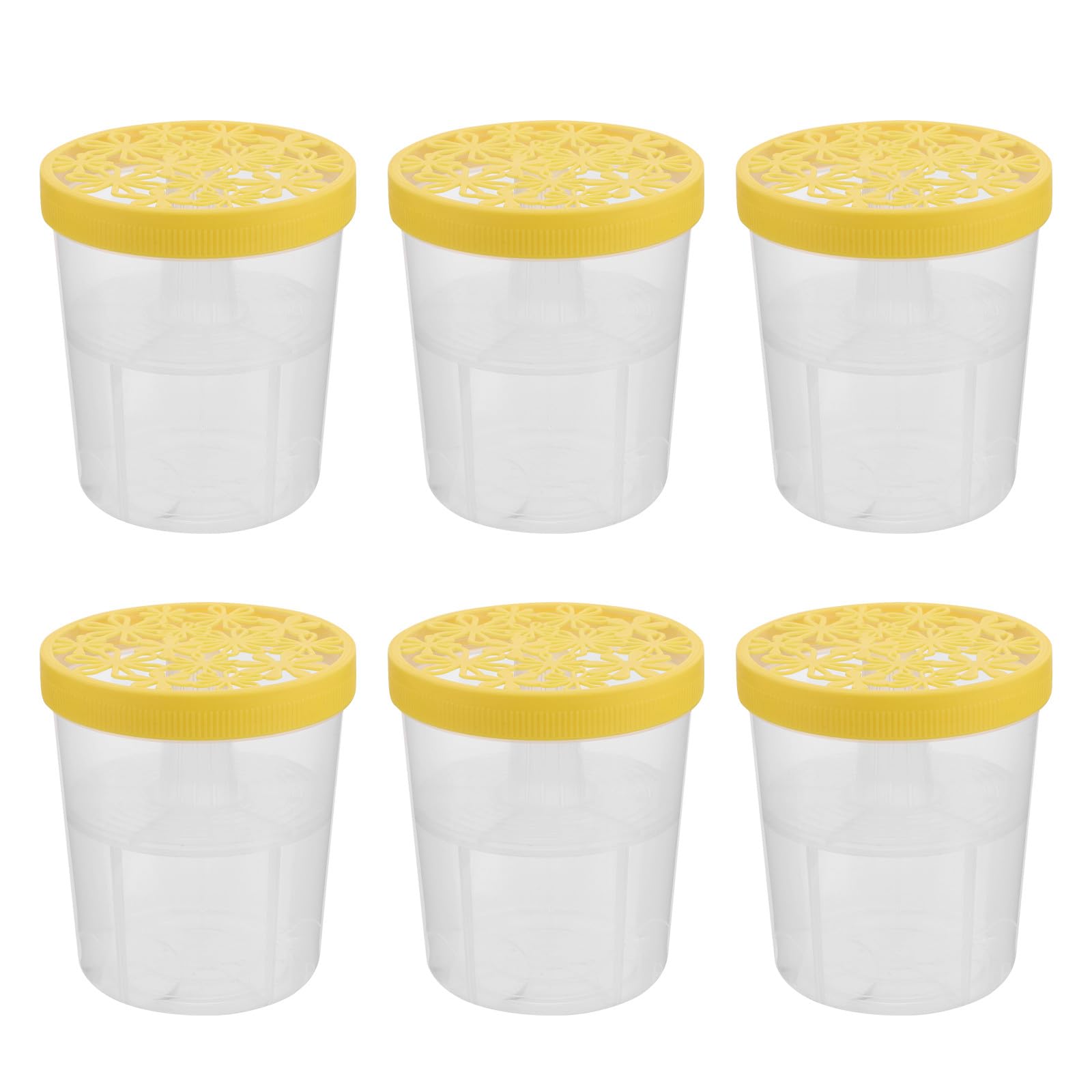 Scatola Deumidificatore in Plastica Gialla Riutilizzabile 6 Pezzi