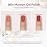 GAOY Jelly Maroon Gel Nail Polish, 16ml Sheer Spring Summer Translucent Color 1298 UV Light Cure Gel Polish for Nail Art DIY Manicure and Pedicure at Home