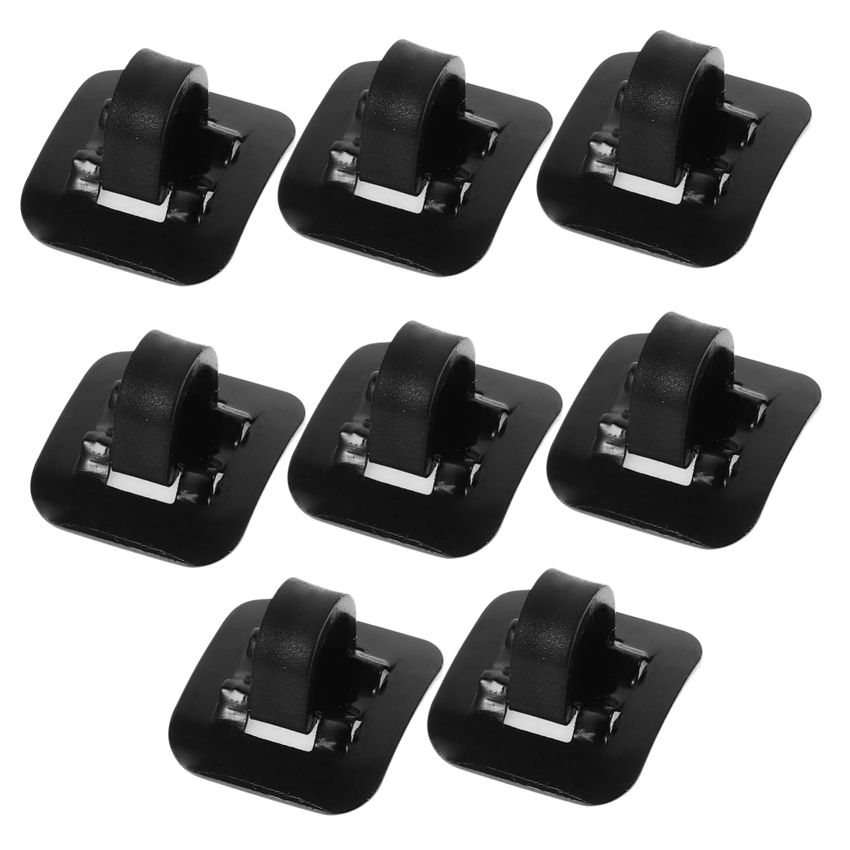 Happyyami 16 Sets Alloy Tube Guide Cable Clamp Adhesive Seat Shifter Housing Clip for Bike Sturdy Plastic Material Easy to Carry Smooth Surface for Skin Safety
