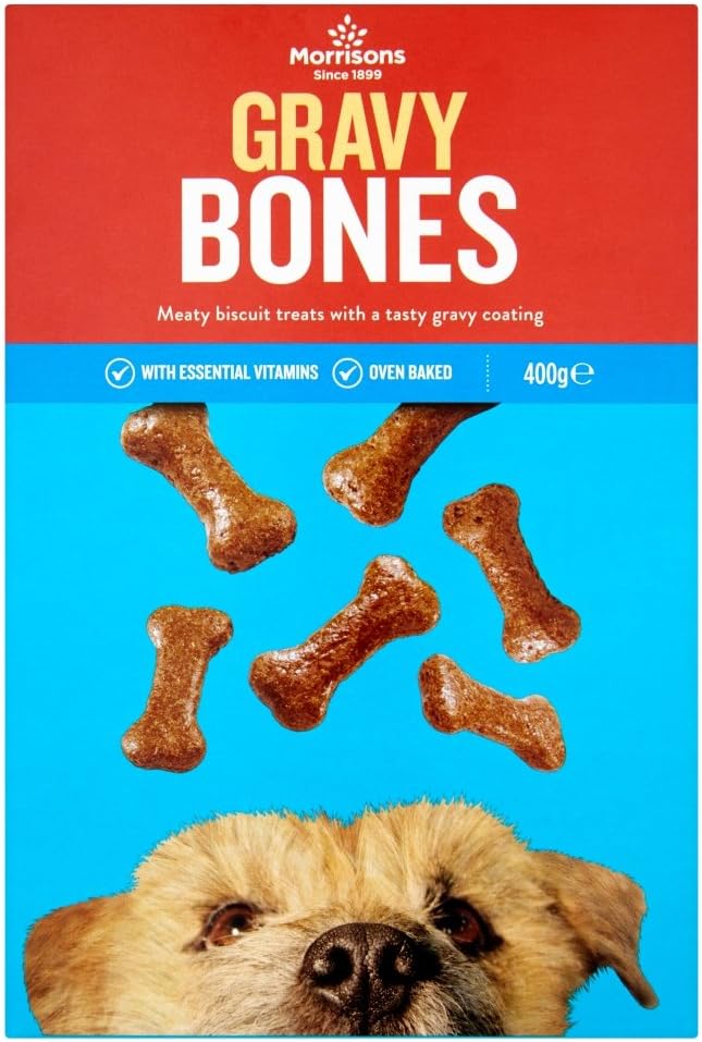 Morrisons Gravy Bone Dog Biscuits, 400g Amazon.co.uk Pet Supplies